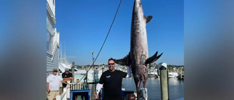 Новая рыба-меч из Мэриленда побила предыдущий рекорд штата на 75 фунтов